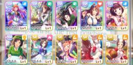 リセマラ　SSR6枚　駿川たづな、ニシノフラワー、スーパークリーク、ファインモーション、他