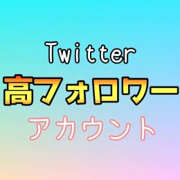 【最安値】Twitter 高フォロワー 気取りアカウント