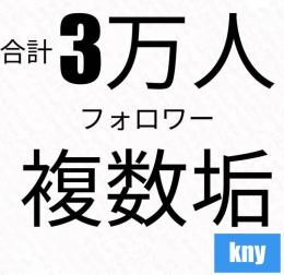 【長期！365日保証】Instagram3万フォロワー/複数垢・可・kny