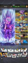 ULビースト完凸 UL魔人ベジータ赤3凸 ULヒット赤1凸 身勝手6凸 復活ベジータ7凸