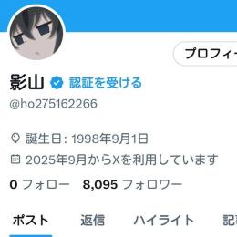【値下げ中】Twitterアカウント フォロワー8000人 高インプレッション 高いいね