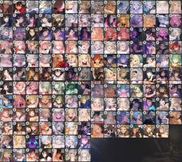 初期 コラボ限定含む全キャラ全コスコンプリート ダイヤ18.6万↑