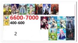 5500円均一  画像キャラ+聖晶石6600-7000個、奏章4クリアした 即対応