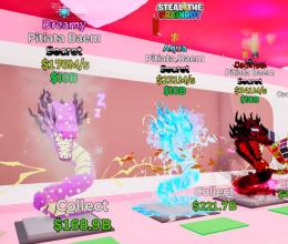 ドリーミー龍 アクア龍 ダークネス龍 3体とも異変付き ブレインロット
