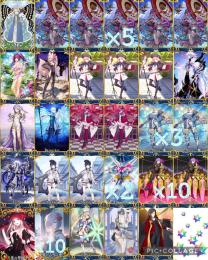 石2429個分🔵水着伊吹童子 宝具5✨️ モルガン＋オベロン＋水着＋キャストリア宝具3ら6人権✨️