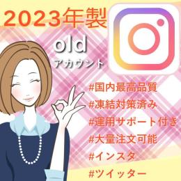 【2023年作成】インスタold垢×10個(凍結対策済み)