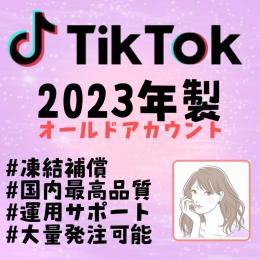 【2023年作成】TikTokオールド垢×30個(安心の凍結保証付き)