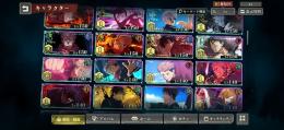初期勢、SSR63体、素材画像、ランク107、総額42万