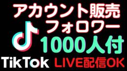 🪆🎩日本地域設定済🎩🪆 TikTok日本IP作成アカウント 多国籍フォロワー1000人付
