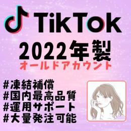 【2022年作成】TikTokオールド垢×20個(安心の凍結保証付き)