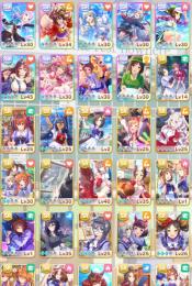 ⑦育成ウマ娘ほぼ全所持☆4タイシン☆4ファル子 新トウカイ 3凸クリークなど有償ジュエルあり