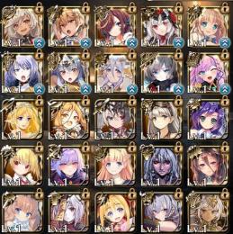 初期アカウント 黒46体　英傑10体　ヴィディア　フィネス　ロゼルヌ