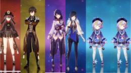 ★5✖️6Asia サーバ⭐5夜蘭⭐5胡桃⭐5鍾離⭐5雷電将軍⭐5七七1凸⭐4行秋2凸