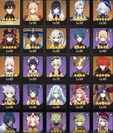 ヌヴィレット3凸 フリーナ・胡桃・夜蘭1凸＋餅持ちアカウント売ります