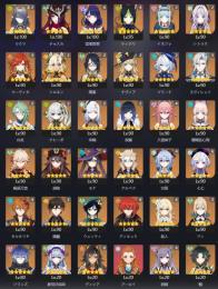 チャスカ完凸　ラウマ2凸　イネファ2凸　フリンズ2凸　マーヴィカ3凸　など