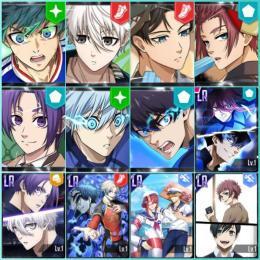 ジェム31万7600個【最強初期アカ ★5氷織羊 ★5凪誠士郎 ★5糸師凛+LRサポ5種所持】