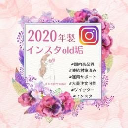  【2020年作成】大量注文可能🔥インスタold垢×200個🧊凍結対策済み🧊