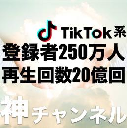 【チャンネル開設半年以下で!】登録者250万人⚡️⚡️TikTok系神レベルチャンネル【特典超充実】
