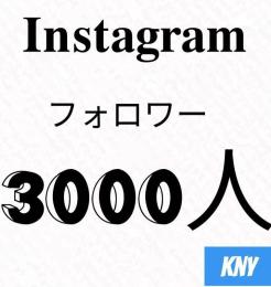 【長期！365日保証】Instagramフォロワー3000人【100いいね無料】kny