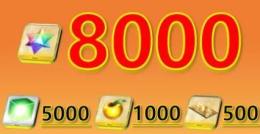 聖晶石8000個+呼符500枚+果実1000枚+マナプリズム5000枚 初期垢