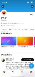 Twitterの初期垢です