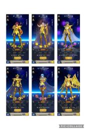 アイオリア星7デスマスク星7含む黄金6体/海4体