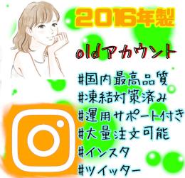 【2016年作成】インスタold垢×5個(凍結対策済み)