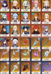 🔥超高育成🔥胡桃1凸　胡麻　ナヒーダ　千夜　宵宮　飛雷　エウルア　松韻　万葉　雷電