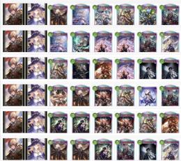 【シャドバ ビヨンド】人気キャラ組合せ自由に選べる垢をどうぞ、手ごろなお値段、毎日更新