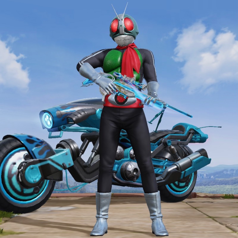 衣装:仮面ライダー新1号・時空探偵・オブジェ:ビッグスライム(転スラ 