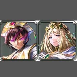 クリスタル37万 皇帝ルルーシュ＋巫女セラ 初期アカウント