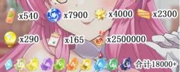 石195万個以上+SSR20-35+SSR確定チケ5-10枚+ガチャチケ2300枚