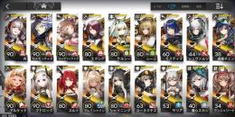 アークナイツ（明日方舟）｜引退垢　☆6多数　 遊龍チェン・ミヅキ加入済み マドロックコーデ購入済み