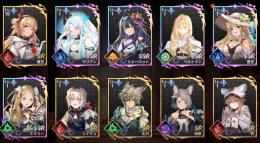 リセマラ SSRキャラ×5 夏至 リリアン ベルトラン　SSR機甲×3 ヘルメス ヴァルナ