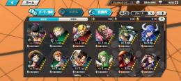 閻魔ゾロ100、討ち入りサンジ100、ニカ。ダイヤ1500
