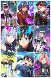 軍服パーティー確定！魔唱石23700↑＋4周年仮面＋4周年ルミナス＋キリト＋霊装レオン