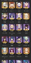 クレー.ナナ.ナヒーダ.ヌヴィレット.宵宮.ディシア