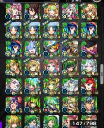 超厳選2種ヤクモ艦隊、リムル艦隊、キリンジ２体、ミューズ、ネオ天魔適正多数