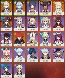 冒険ランク42 甘雨1凸、モナ、ジン、ディルック