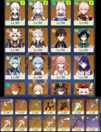 モナ以外全キャラ所持です 星5x46
