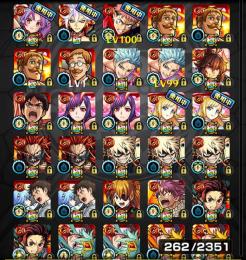 rank649 ガチャ限1021体 ログイン日数2550日 虎杖悠仁､五条悟他 画像① 