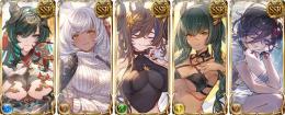 宝晶石換算77万↑SSR計850↑金月284↑ ヴェルサシア ベルゼバブ ハイラ バレマコラ 初期垢