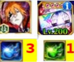 6周年黒崎一護+霊玉5万+★6キャラ11~15体+★5キャ260~310体+★5★6確定巻