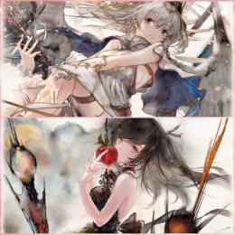 ダイヤ9万9000+ガチャチケット340枚【1周年限定エルフリンデ1凸+イリア所持アカウント】