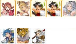 5UP最強組合 主人公リアン凸+ジーン+マリエ+シーリーン+メース+スタリオン+フースールー