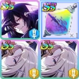 フェス限定アルファ1凸　+　フェス限シャドウ(専用魔道具)　+ベアトリクス