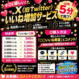 Twitter🚀500～5000♡