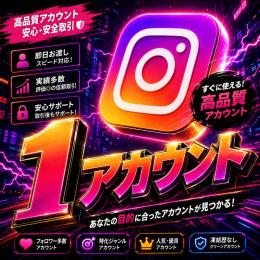 Instagram OLDアァウント　2fa済み　1個セット