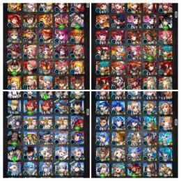 獣神祭キャラ、コラボキャラ多数‼️