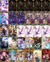 【引退 】1849個分(520個有償✨️)🔵千利休宝具5✨呼延灼3、キャストリア4、水着、アルク人権